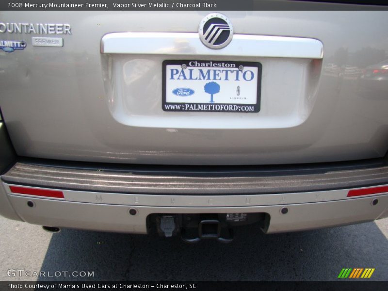 Vapor Silver Metallic / Charcoal Black 2008 Mercury Mountaineer Premier