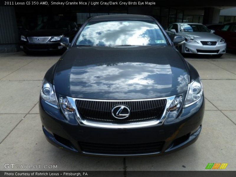 Smokey Granite Mica / Light Gray/Dark Grey Birds Eye Maple 2011 Lexus GS 350 AWD