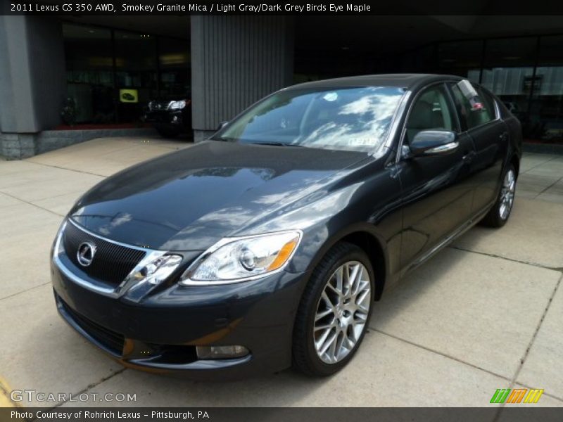 Smokey Granite Mica / Light Gray/Dark Grey Birds Eye Maple 2011 Lexus GS 350 AWD