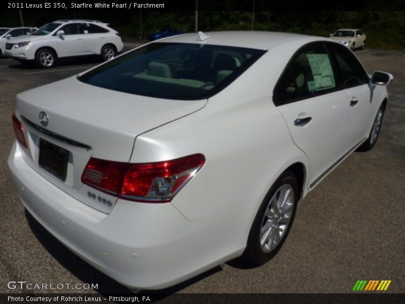 Starfire White Pearl / Parchment 2011 Lexus ES 350