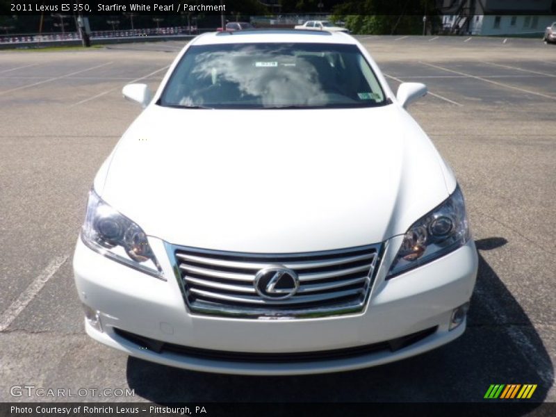 Starfire White Pearl / Parchment 2011 Lexus ES 350