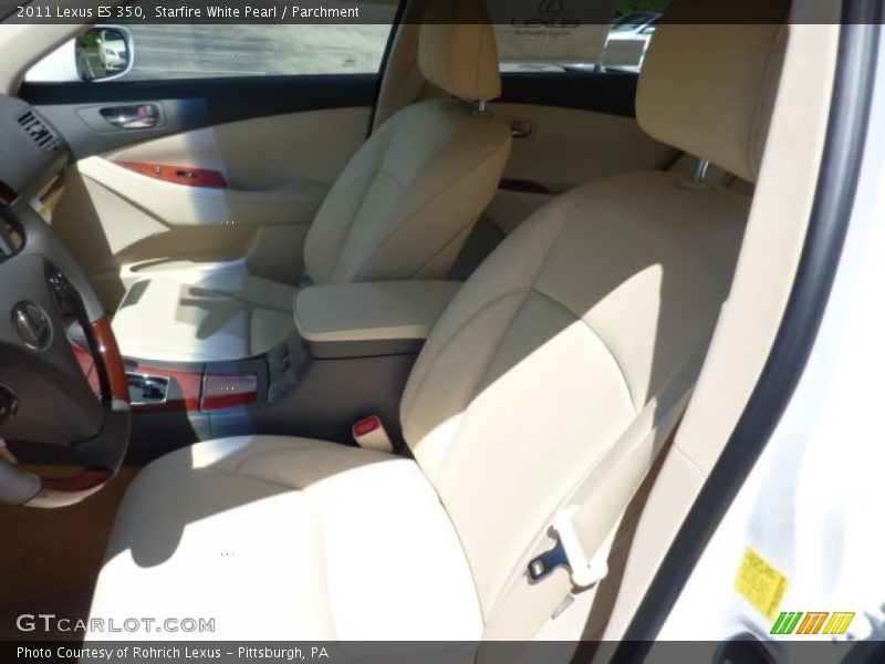 Starfire White Pearl / Parchment 2011 Lexus ES 350