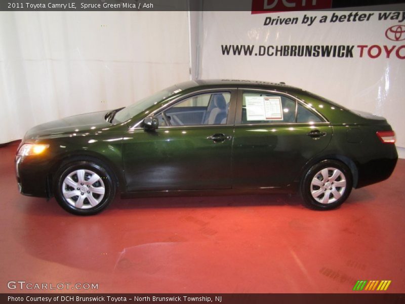 Spruce Green Mica / Ash 2011 Toyota Camry LE