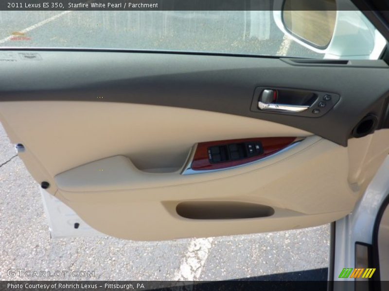 Starfire White Pearl / Parchment 2011 Lexus ES 350