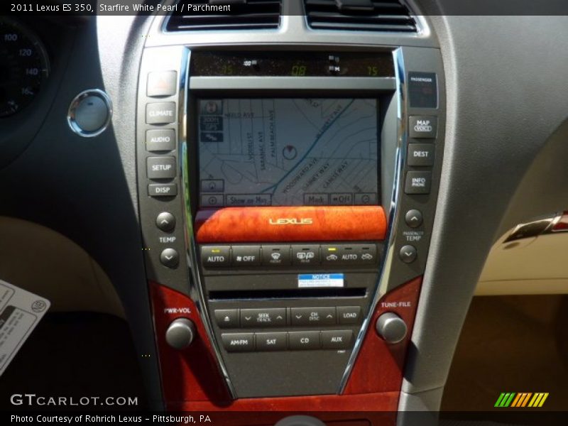 Starfire White Pearl / Parchment 2011 Lexus ES 350