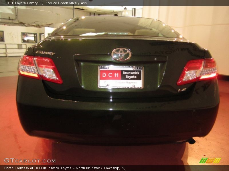 Spruce Green Mica / Ash 2011 Toyota Camry LE