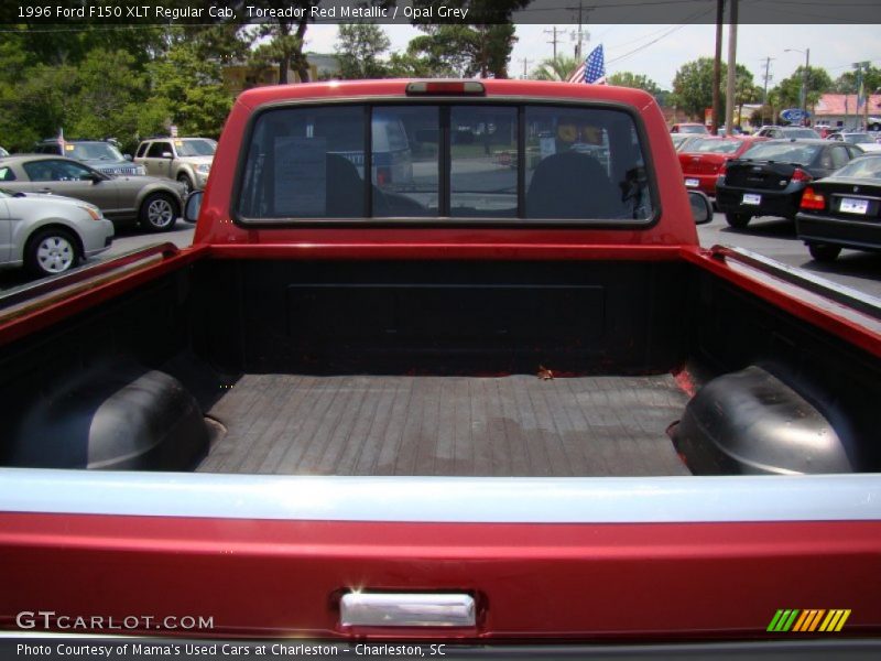 Toreador Red Metallic / Opal Grey 1996 Ford F150 XLT Regular Cab