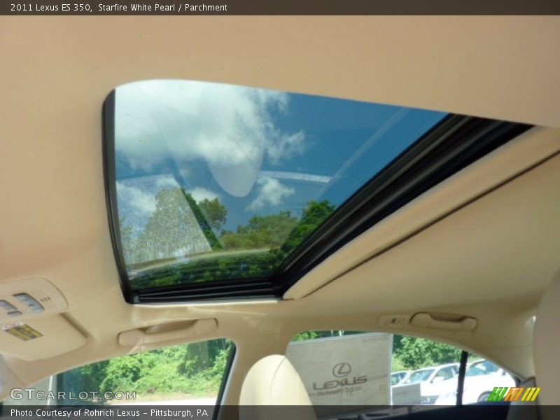 Starfire White Pearl / Parchment 2011 Lexus ES 350