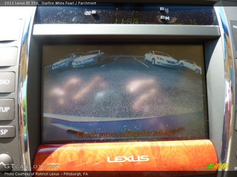 Starfire White Pearl / Parchment 2011 Lexus ES 350