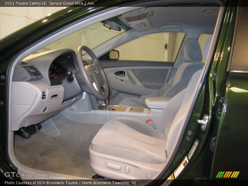 Spruce Green Mica / Ash 2011 Toyota Camry LE