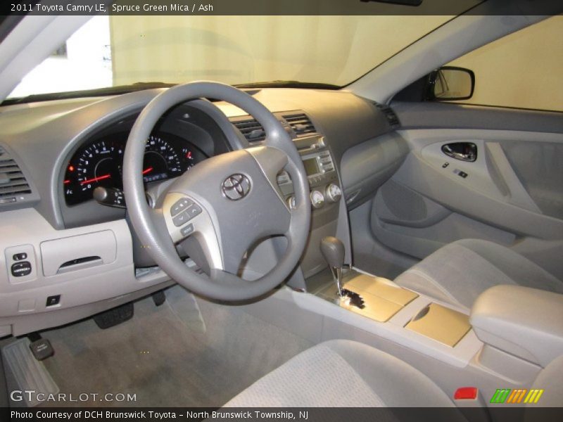 Spruce Green Mica / Ash 2011 Toyota Camry LE