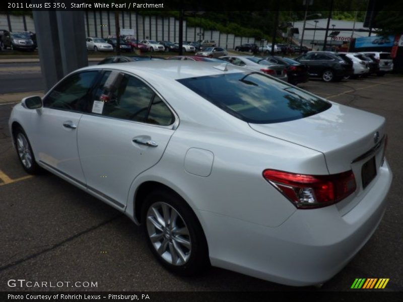 Starfire White Pearl / Parchment 2011 Lexus ES 350