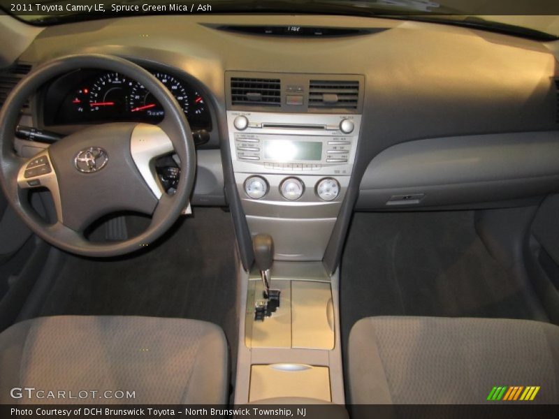 Spruce Green Mica / Ash 2011 Toyota Camry LE