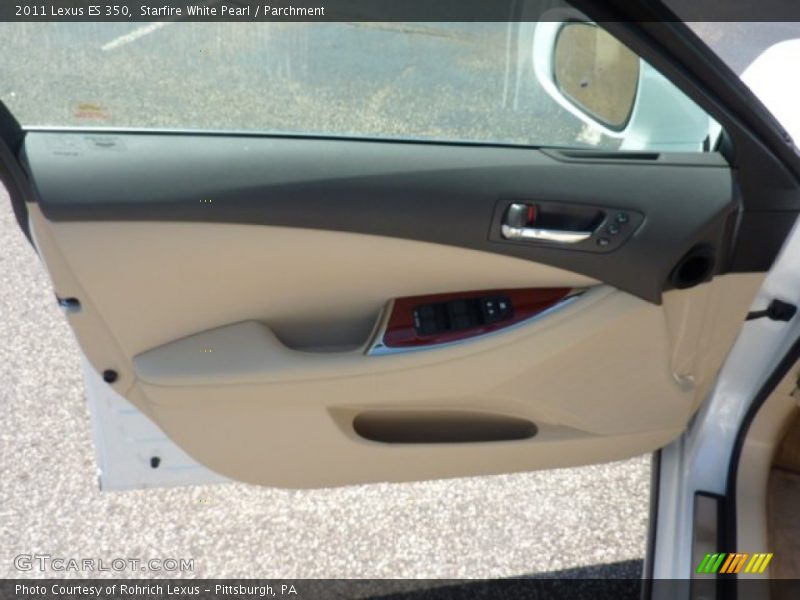 Starfire White Pearl / Parchment 2011 Lexus ES 350