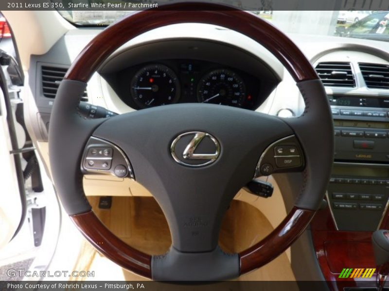 Starfire White Pearl / Parchment 2011 Lexus ES 350
