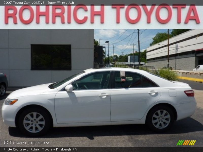 Super White / Ash 2007 Toyota Camry XLE V6