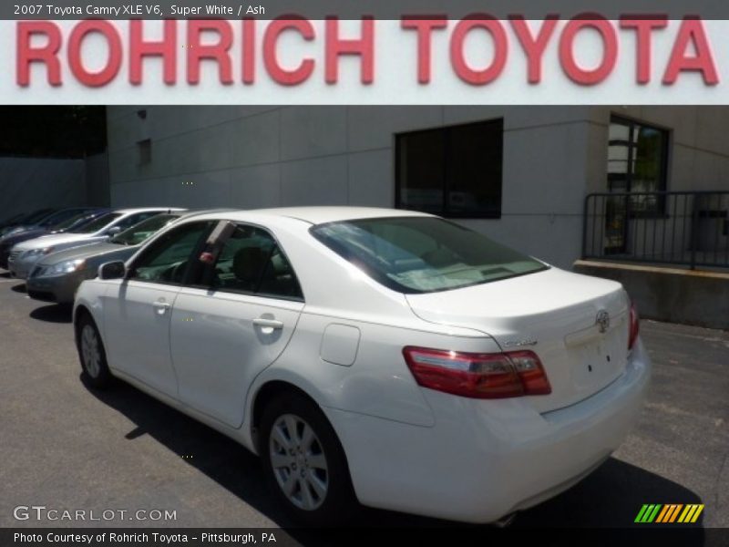 Super White / Ash 2007 Toyota Camry XLE V6