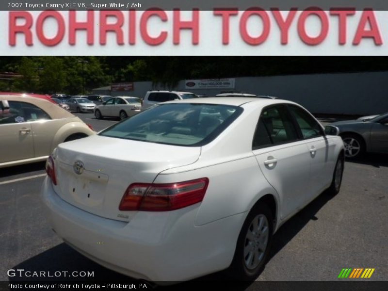 Super White / Ash 2007 Toyota Camry XLE V6