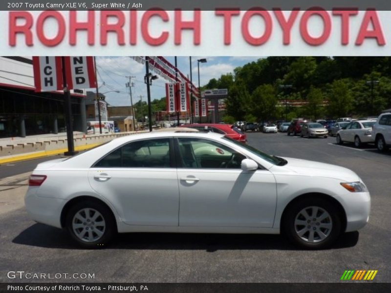 Super White / Ash 2007 Toyota Camry XLE V6