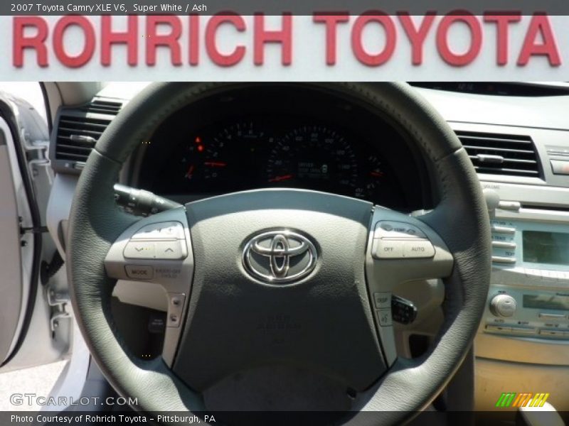 Super White / Ash 2007 Toyota Camry XLE V6