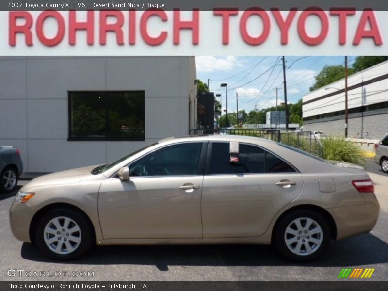 Desert Sand Mica / Bisque 2007 Toyota Camry XLE V6