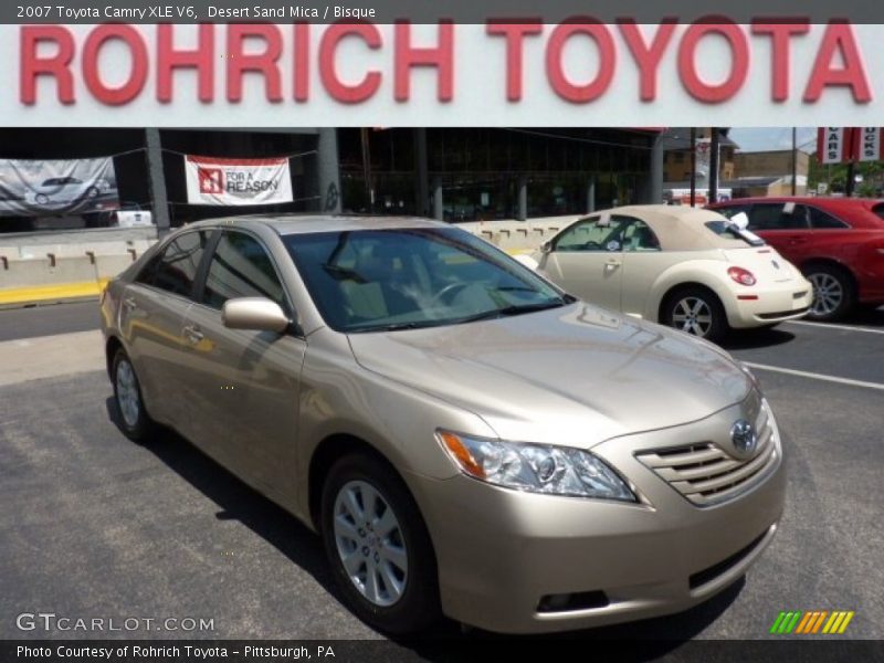 Desert Sand Mica / Bisque 2007 Toyota Camry XLE V6