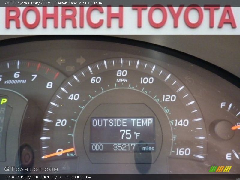 Desert Sand Mica / Bisque 2007 Toyota Camry XLE V6