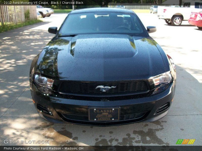 Black / Charcoal Black 2012 Ford Mustang V6 Coupe