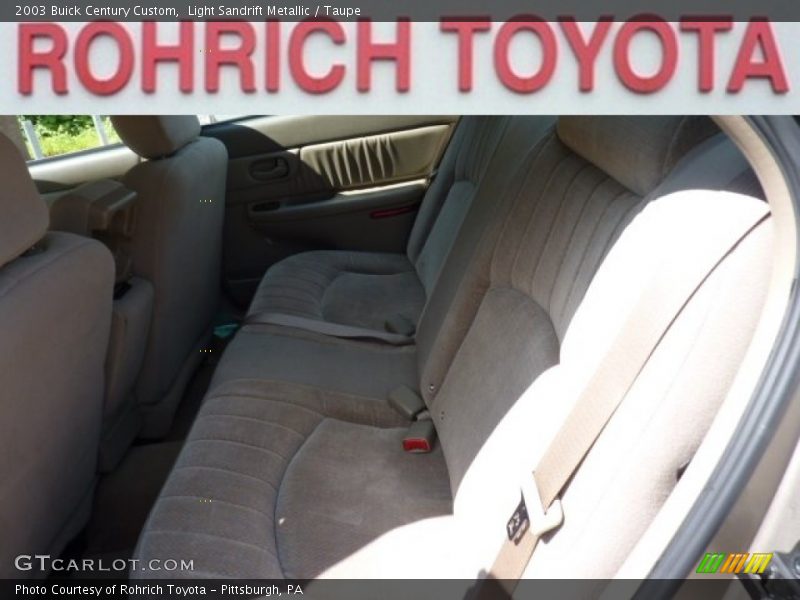 Light Sandrift Metallic / Taupe 2003 Buick Century Custom