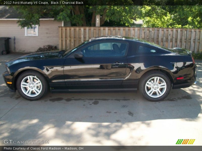 Black / Charcoal Black 2012 Ford Mustang V6 Coupe