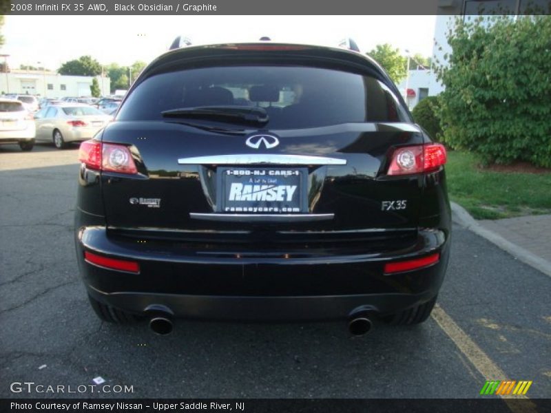 Black Obsidian / Graphite 2008 Infiniti FX 35 AWD