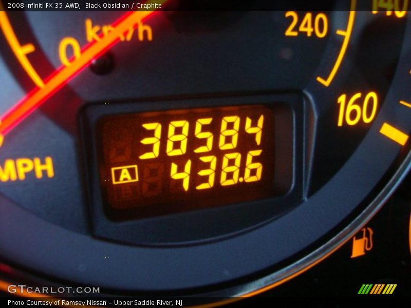 Black Obsidian / Graphite 2008 Infiniti FX 35 AWD