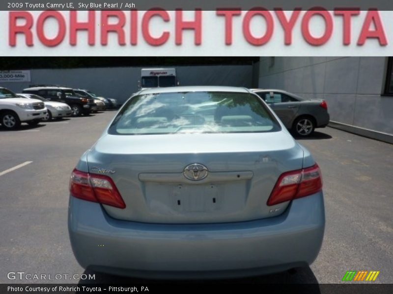 Sky Blue Pearl / Ash 2009 Toyota Camry LE