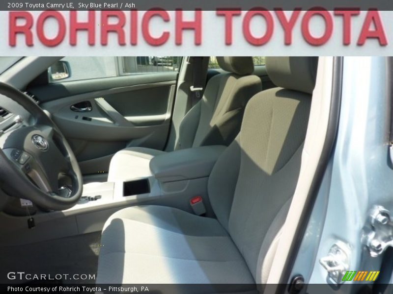 Sky Blue Pearl / Ash 2009 Toyota Camry LE