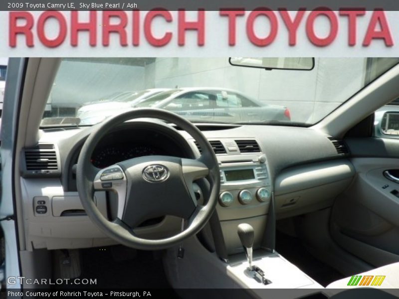 Sky Blue Pearl / Ash 2009 Toyota Camry LE
