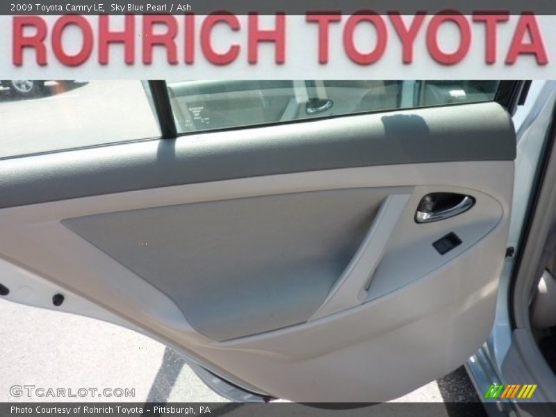 Sky Blue Pearl / Ash 2009 Toyota Camry LE