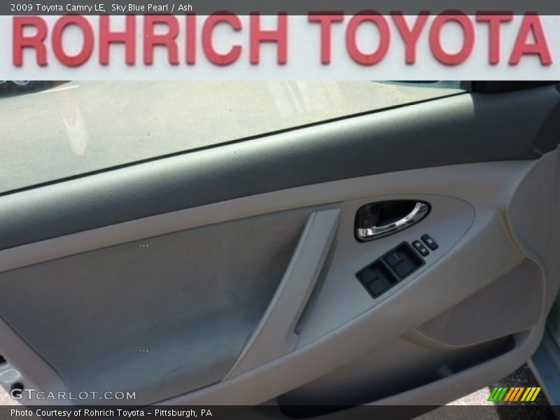 Sky Blue Pearl / Ash 2009 Toyota Camry LE