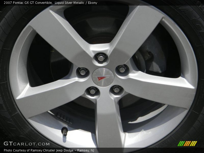 Liquid Silver Metallic / Ebony 2007 Pontiac G6 GT Convertible