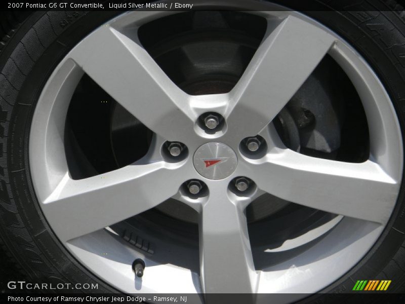 Liquid Silver Metallic / Ebony 2007 Pontiac G6 GT Convertible