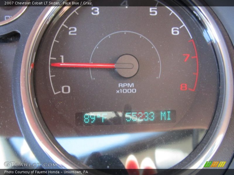 Pace Blue / Gray 2007 Chevrolet Cobalt LT Sedan