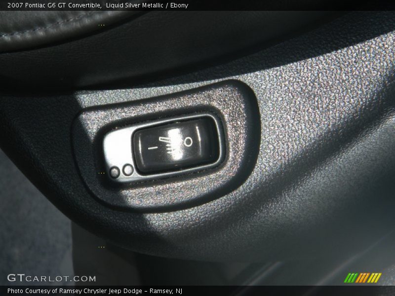 Liquid Silver Metallic / Ebony 2007 Pontiac G6 GT Convertible