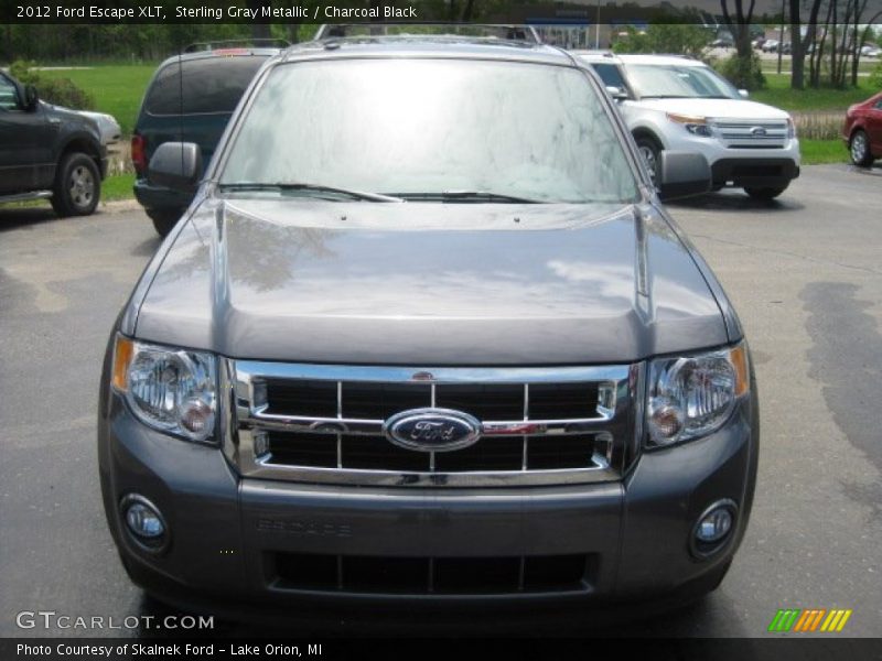 Sterling Gray Metallic / Charcoal Black 2012 Ford Escape XLT