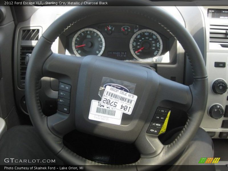  2012 Escape XLT Steering Wheel