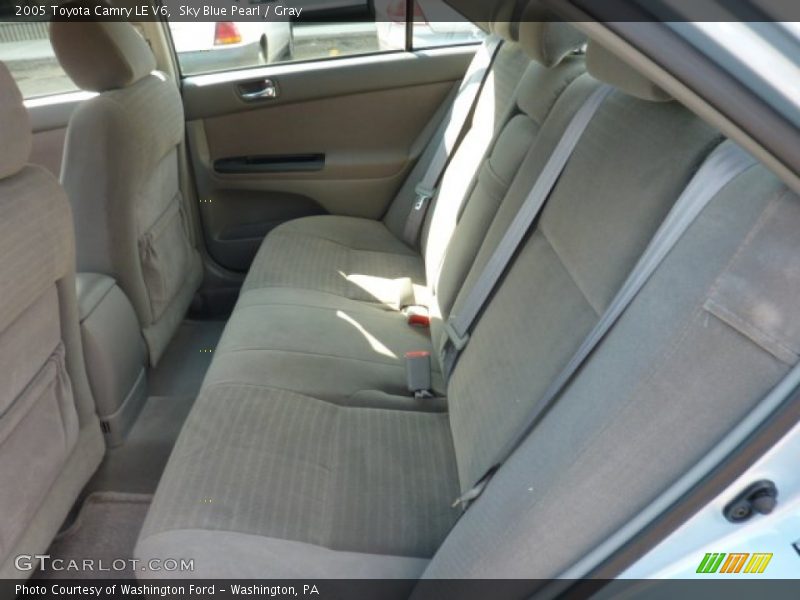 Sky Blue Pearl / Gray 2005 Toyota Camry LE V6