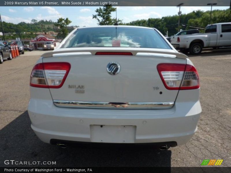 White Suede / Medium Light Stone 2009 Mercury Milan V6 Premier