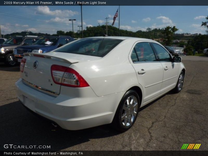 White Suede / Medium Light Stone 2009 Mercury Milan V6 Premier
