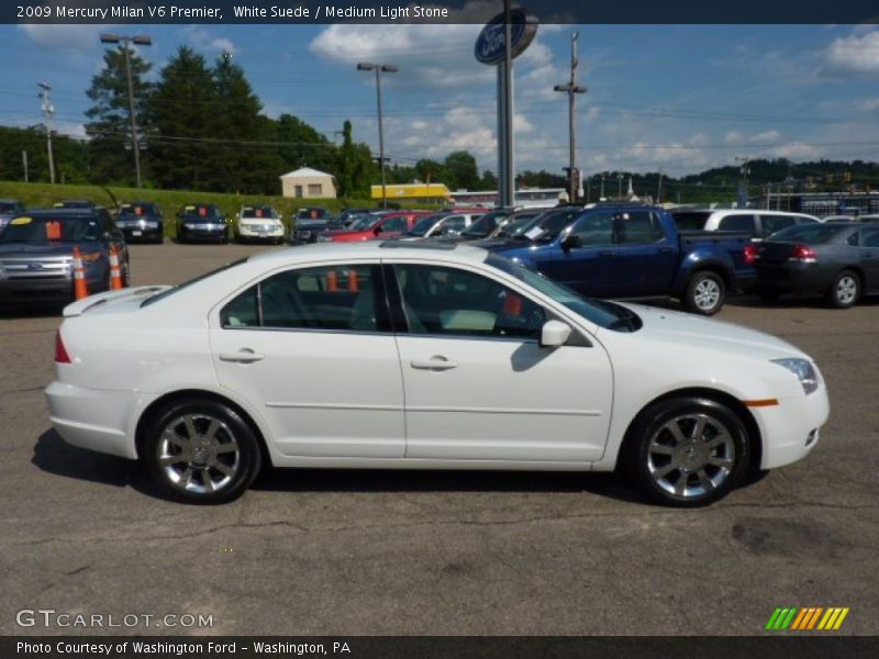 White Suede / Medium Light Stone 2009 Mercury Milan V6 Premier