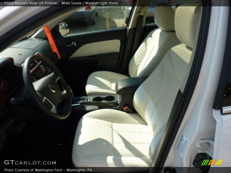 White Suede / Medium Light Stone 2009 Mercury Milan V6 Premier