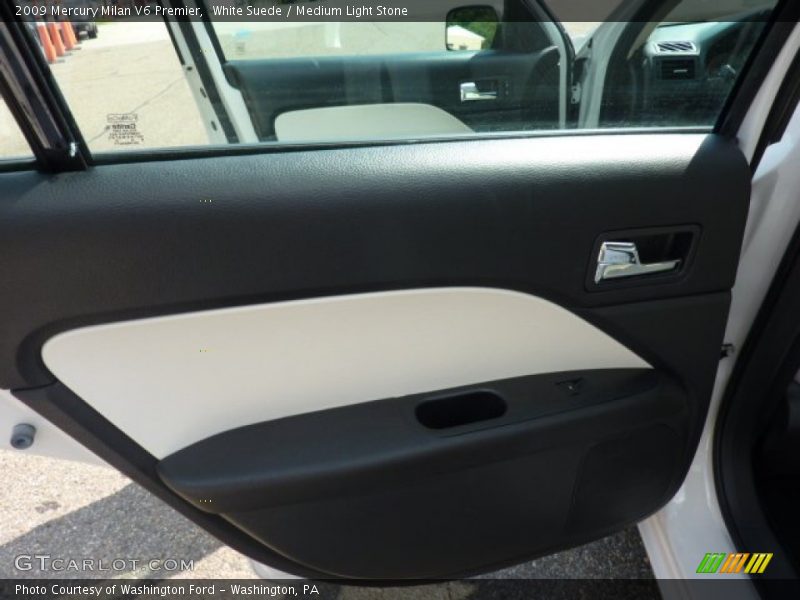 White Suede / Medium Light Stone 2009 Mercury Milan V6 Premier