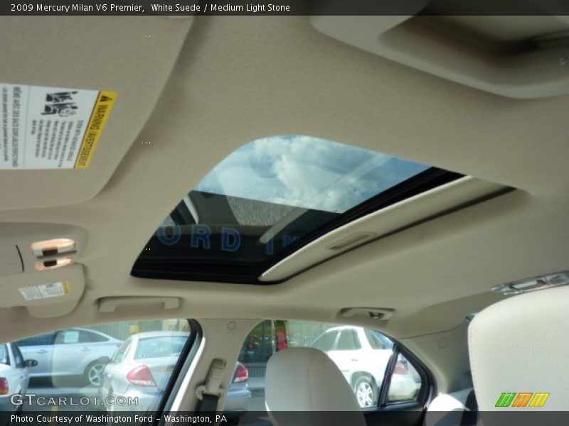 White Suede / Medium Light Stone 2009 Mercury Milan V6 Premier
